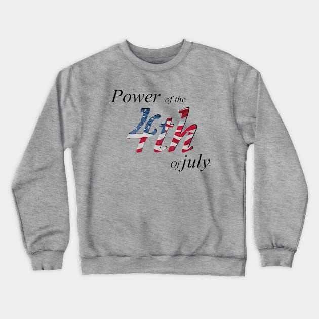 4th of july American T-Shirt Crewneck Sweatshirt by Hilly Yasir